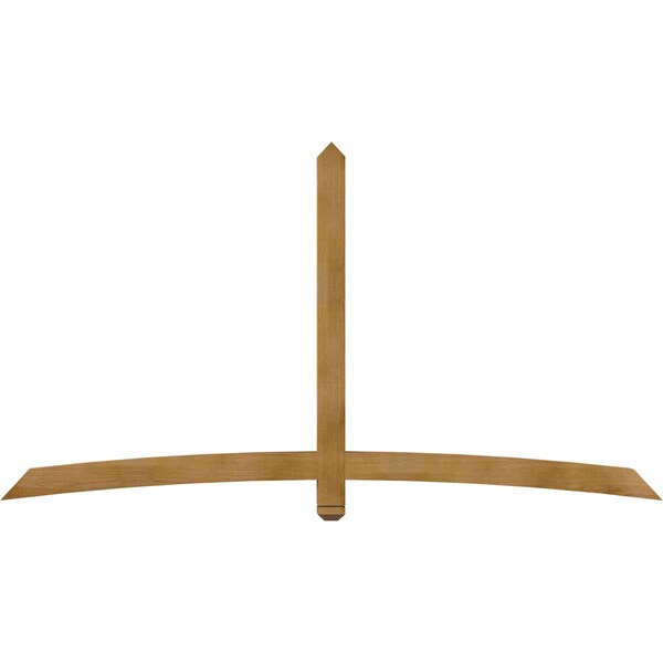 Ekena Millwork Bellingham Rough Sawn Timber Gable Bracket, Western Red Cedar, 96"W x 52"H x 4"D x 4"F, 13/12 Pitch GBW096X52X0404BEL00RWR - main